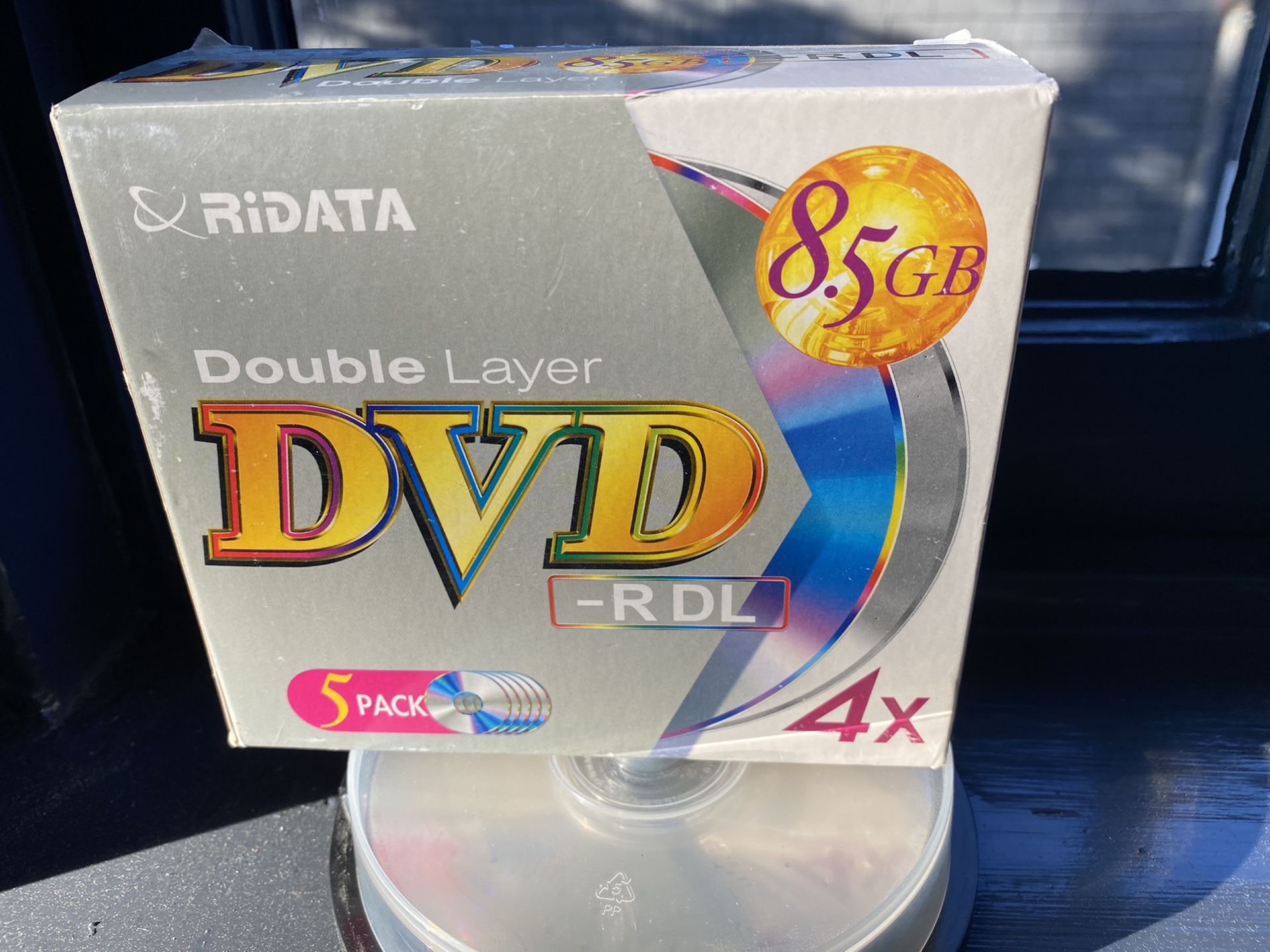 Unused blank DVDs