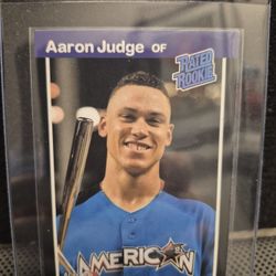 AARON JUDGE RATED ROOKIE CARD 