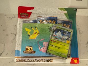 Pokémon TCG 30th Celebration Tech Sticker Collection - 2 Pack