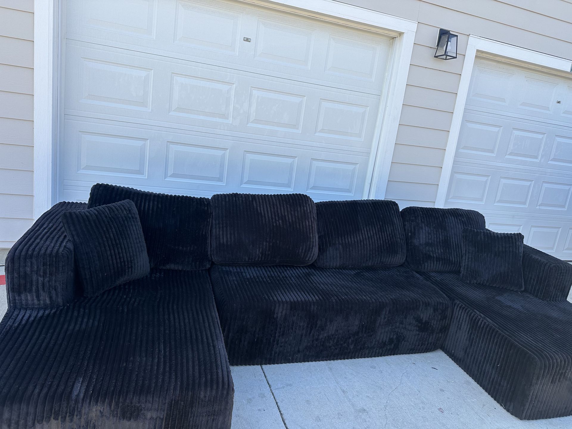 Black Sectional Couch