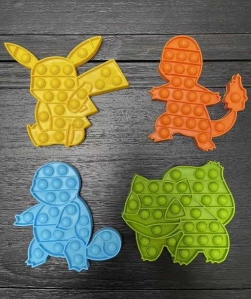 Pokemon Fidget Bubble Pop Toys