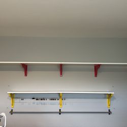 IKEA Shelves And Wrapping Paper Storage