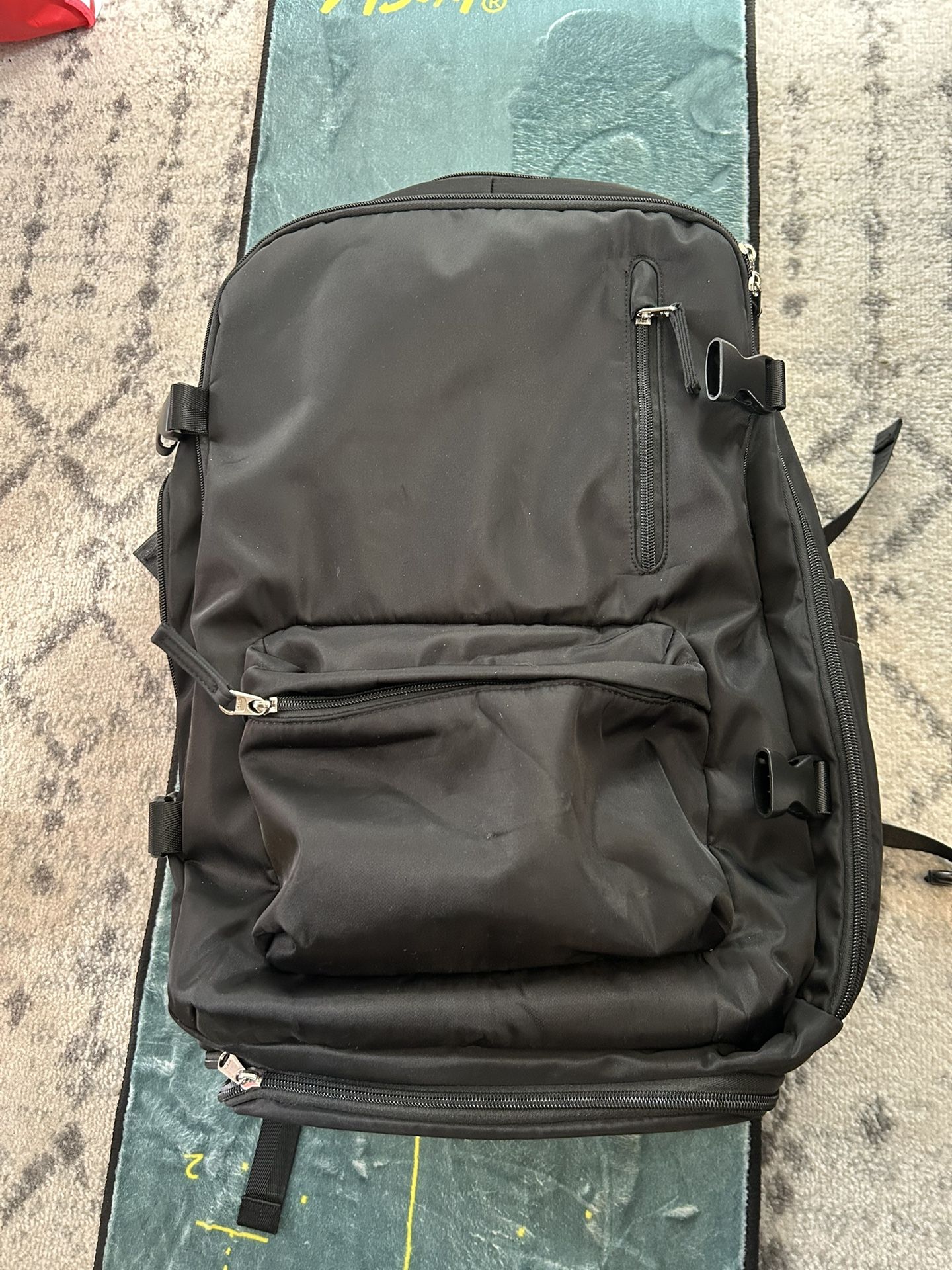 Backpack - Black - Great Condition - 32L Expanded To A 45L