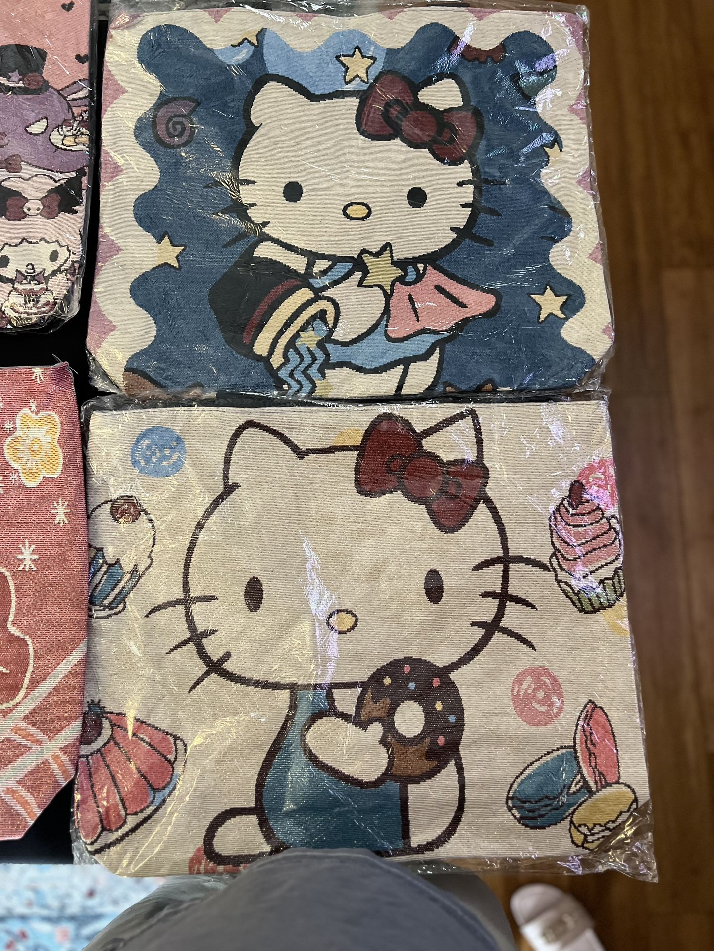 Hello Kitty And Stitch Tote Bag