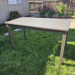 Table 60"L, 30"W, 36"H, (No Chairs)