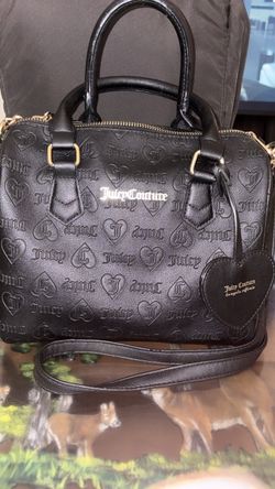 Black juicy couture mini duffle purse.