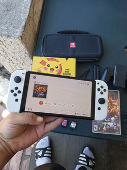 New 2024 New Conditions Nintendo Switch OLED Big Screen 128GB. With Dock. Case. Charger $220! Or Zelda Edition $250! Games are $20! Each