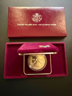1988–D Seoul Olympiad Silver Dollar BU in OGP