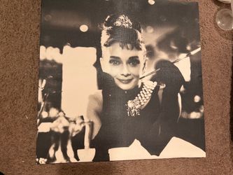 Aubrey  Hepburn picture frame