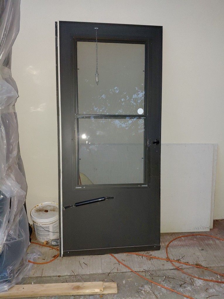Front Door With Screen And Glass