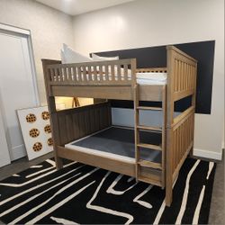 RH Kenwood Full-Over-Full Bunk Bed – Converts to 2 Full Beds