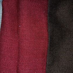 Shower Curtain Gold Dark brown Red