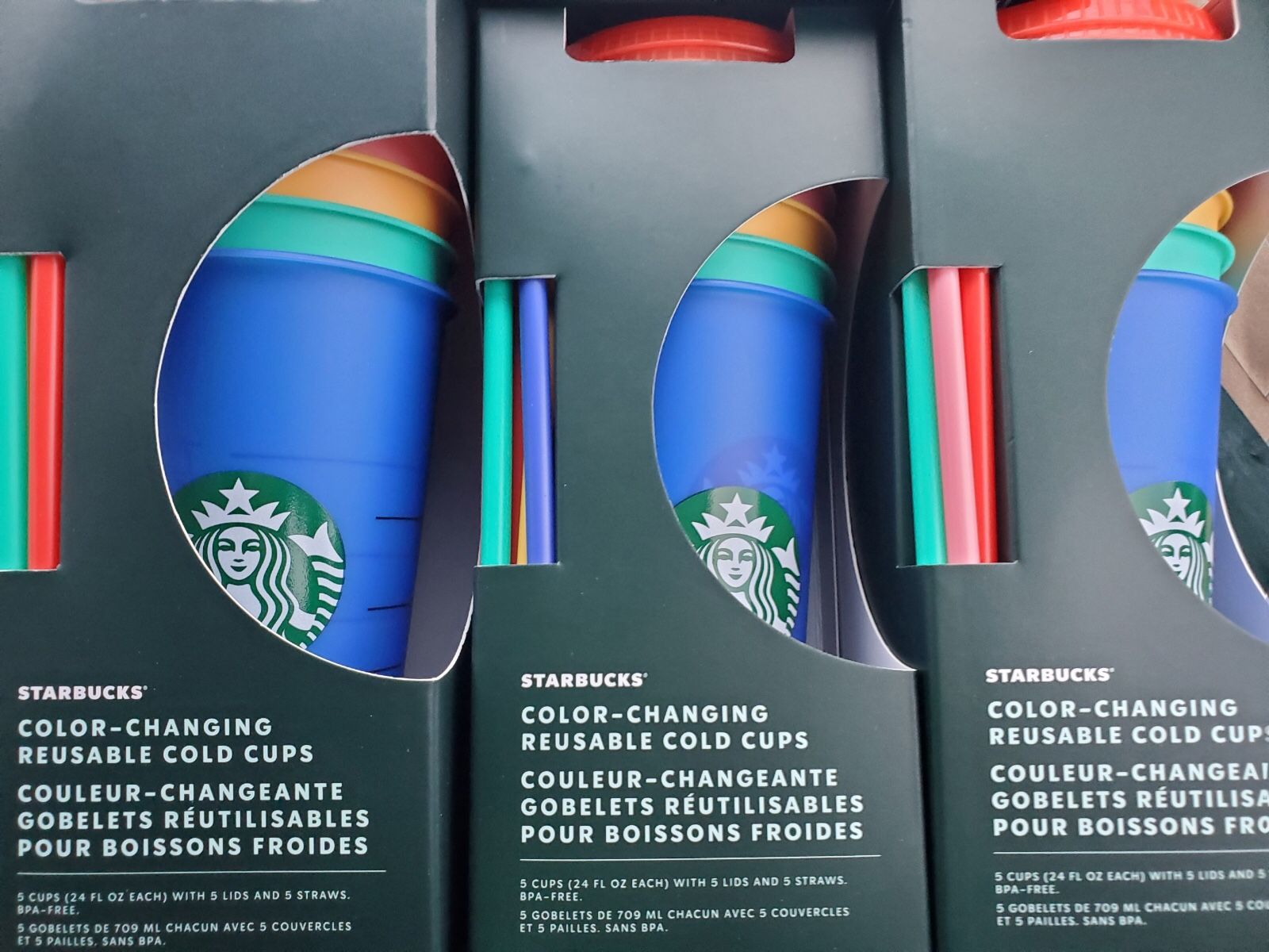 Color changing Starbucks cold cups