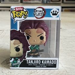 HYPER RARE CHASE BITTY Tanjiro Kamado Training 1" Funko Pop Demon Slayer Anime