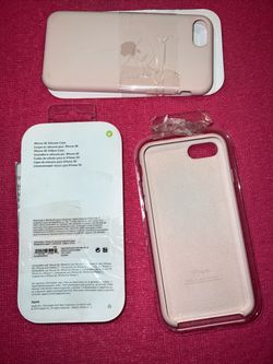 Apple Silicone Case for iPhone SE - Pink Sand