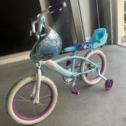 Frozen Bike With matching Helmet 
