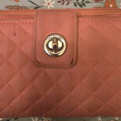Vera Bradley Peach Wallet