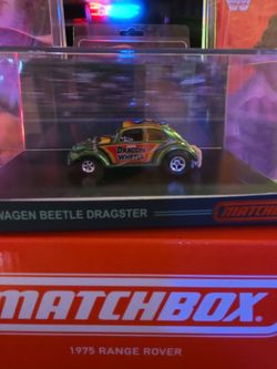 NEW 2022 Matchbox 1972 Volkswagen Beetle Dragster Mean Green Drag Machine RLC