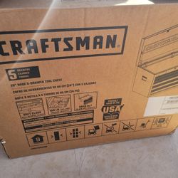 CRAFTSMAN 26" Wide 5 Drawer Tool Chest BRAND NEW