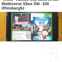 Family Guy Xbox 360 Game