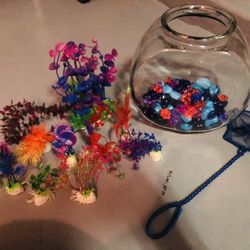 Fish Tank With Decorations