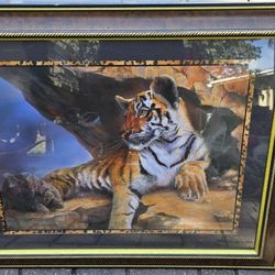 Tiger Framed Painting 