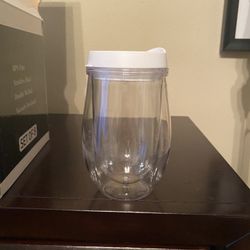5-pack 12oz Clear Plastic Wine Tumblers - Craftable