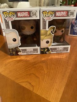 Loki And Odin OG Funko Pop VAULTED 