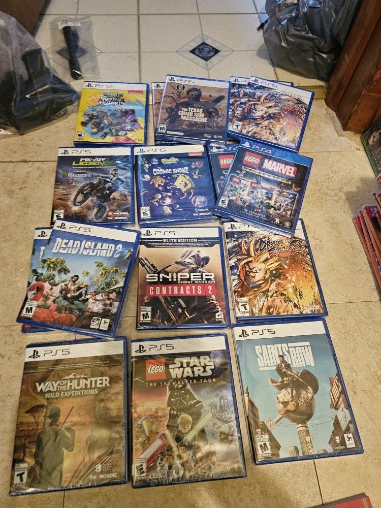 Sealed Ps5/ps4 Games CLEARANCE Priced