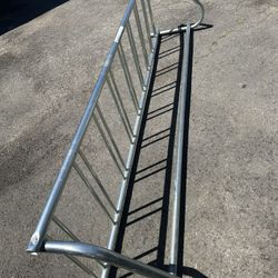 9-Bike Capacity Steel Rack