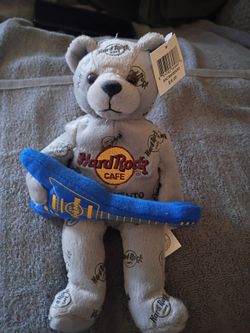 Hard Rock Cafe Plush Bear with Guitar