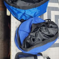 Dog Cat Feeder Poch Bags With Water Bottle 