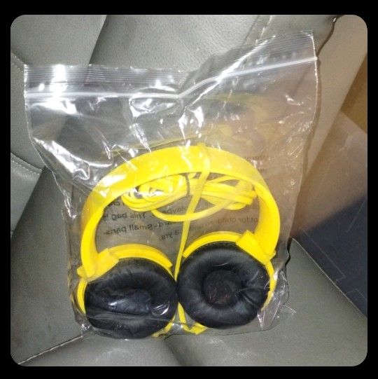 Yellow Headphones