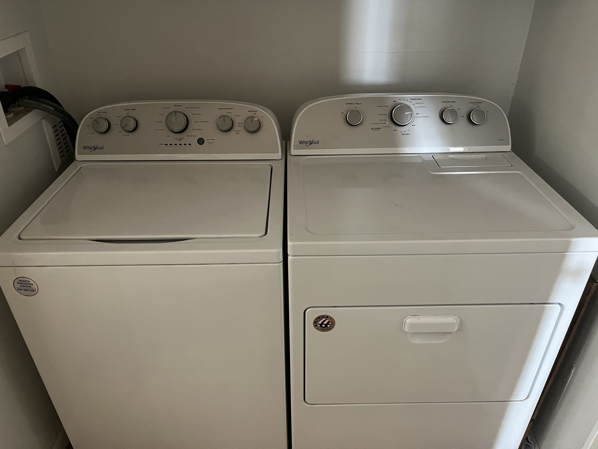 Washer and Dryer Set