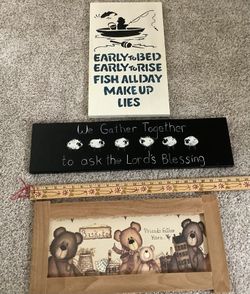 Choice Of Handcrafted  Plaques