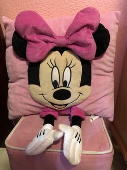 Pink Minnie Mouse Pillow
