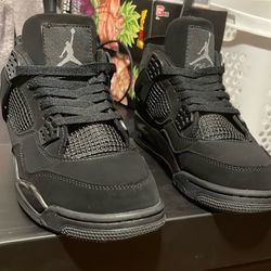 Black Cat Jordan’s Size 9