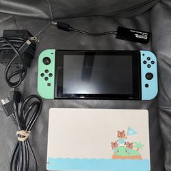 Nintendo Switch Console Animal Crossing New Horizons Edition