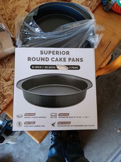 3 cake pans