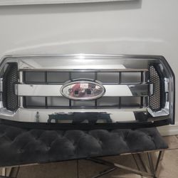2015 2016 2017 FORD F150 F-150 BUMPER CHROME GRILLE GRILL OEM
