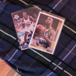Laphonso Ellis And Kenny Battle Cards 