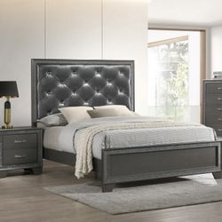Queen Bed & Nightstand