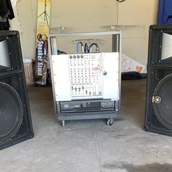 Yamaha QSC Behringer PA Setup