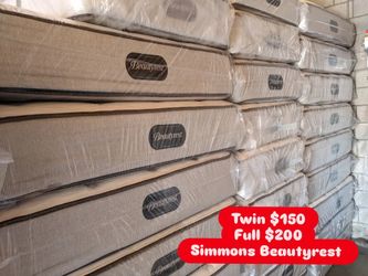 Full Simmons Beautyrest Mattress 