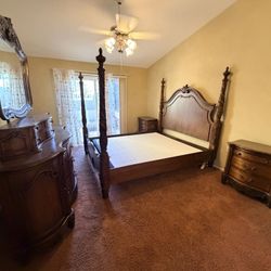 Four Piece King Bedroom Set Delivered 