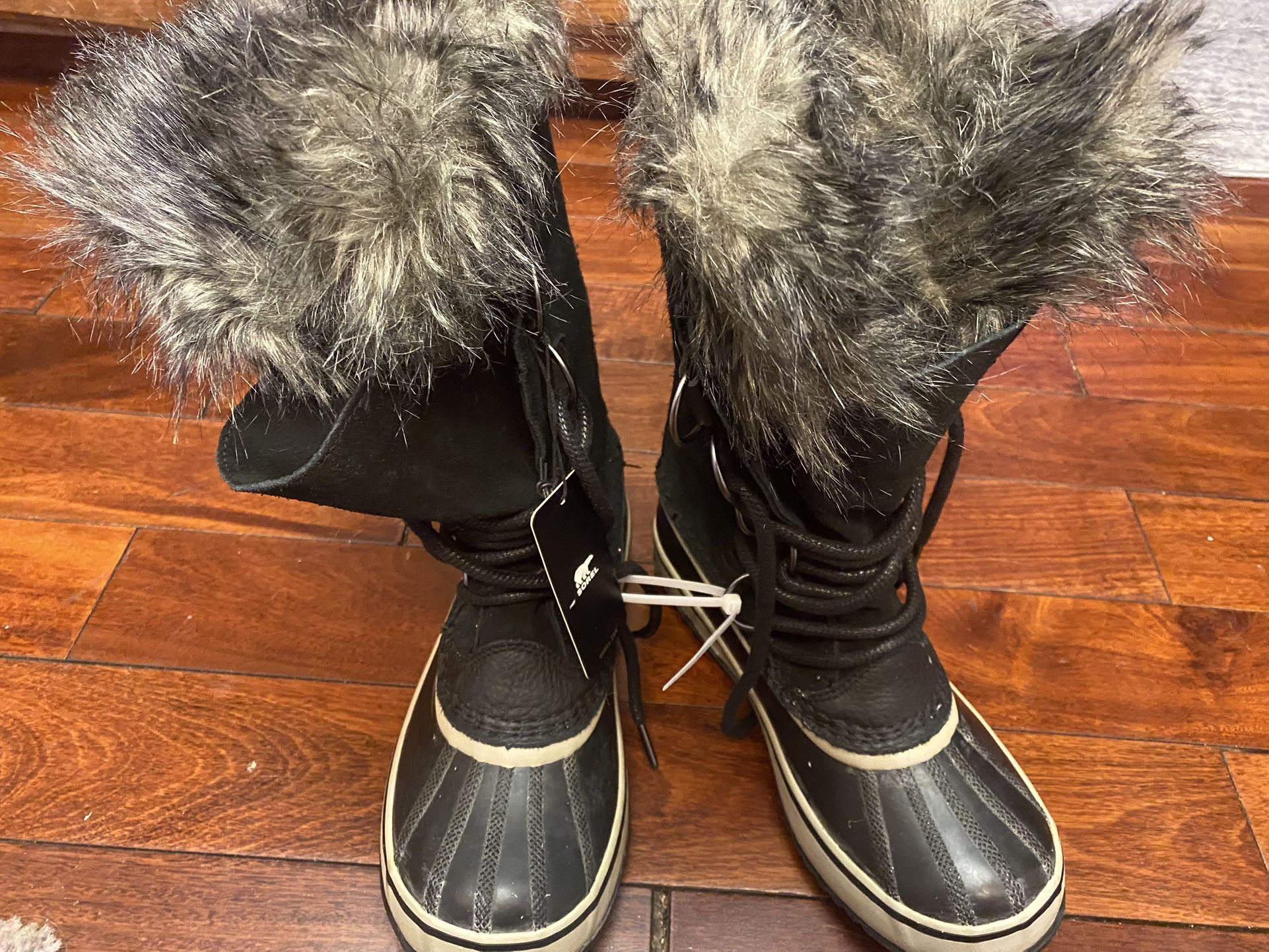 SOREL Faux Fur Waterproof Snow Boots