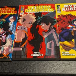 My Hero Academia 1, 2, 3 Manga ⚔️ Action Shonen Jump Viz English Vol. 1-3
