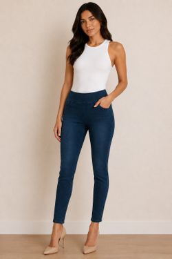 Blue women jeggings