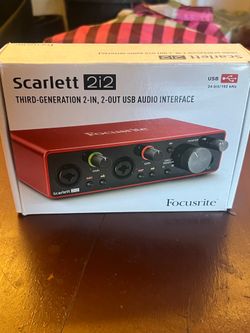 Focusrite Scarlett 2i2 3rd gen audio interface