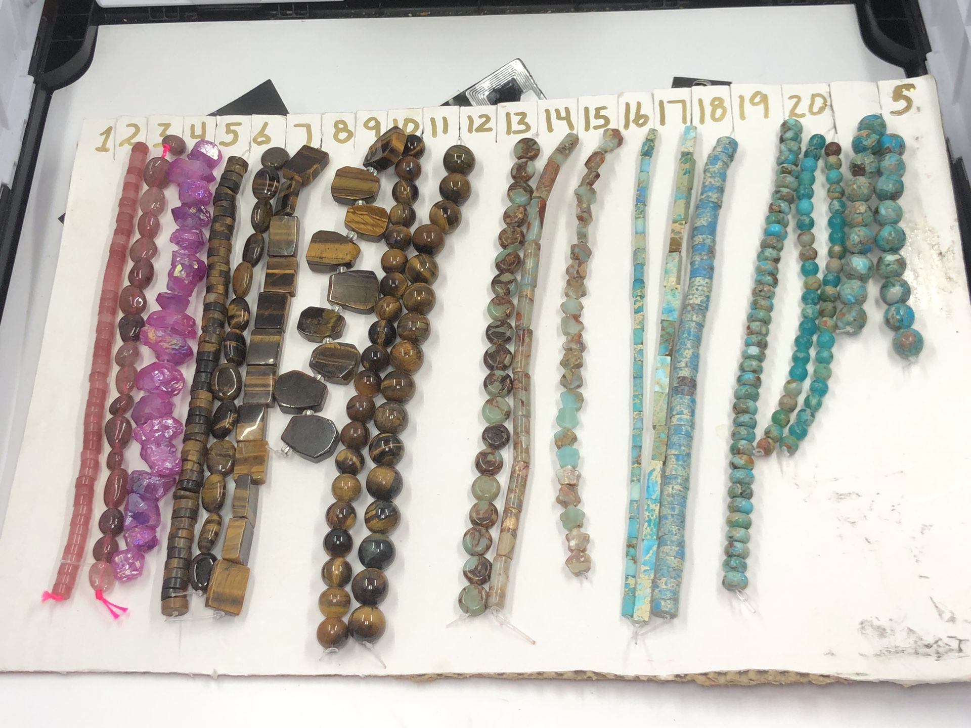 (5) Stone Beads